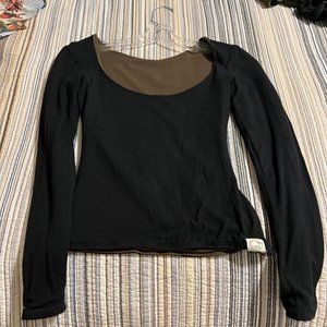Gaia Garments reversible long sleeve top - feels like Spanx!